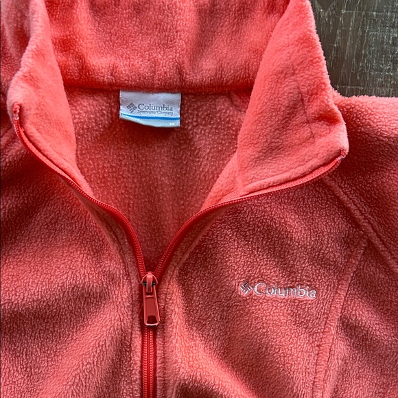Columbia Vibrant Coral Fleece Jacket - Picture 2 of 5